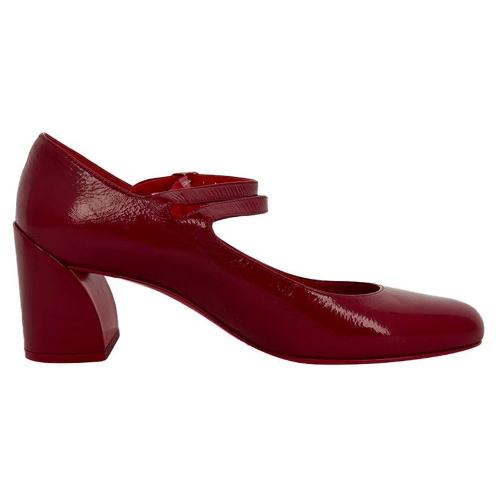 Christian Louboutin Miss Jane 55 Mary Jane Pumps in Red Patent Leather